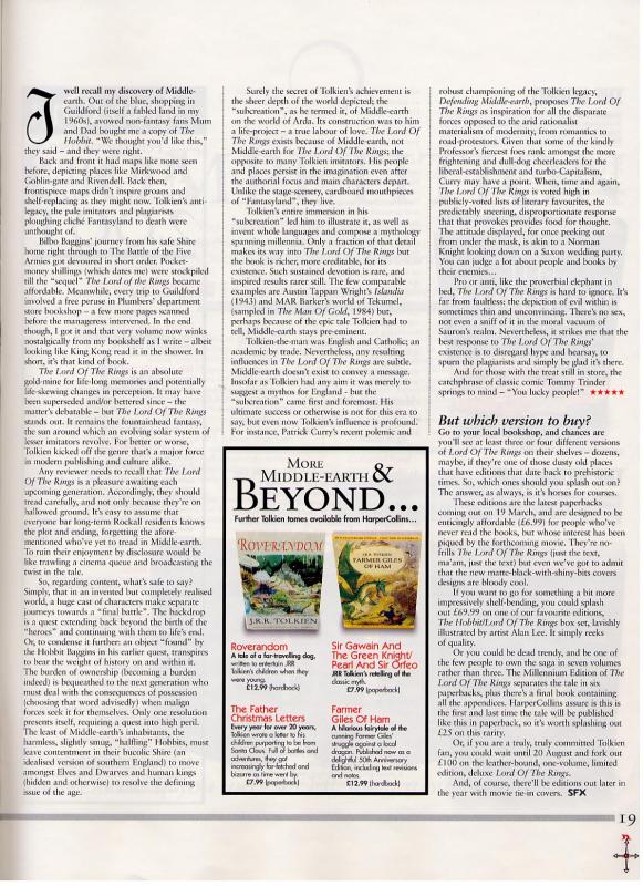 SFX Magazine April '01 - LOTR Reviews, Page 2 - 581x800, 131kB