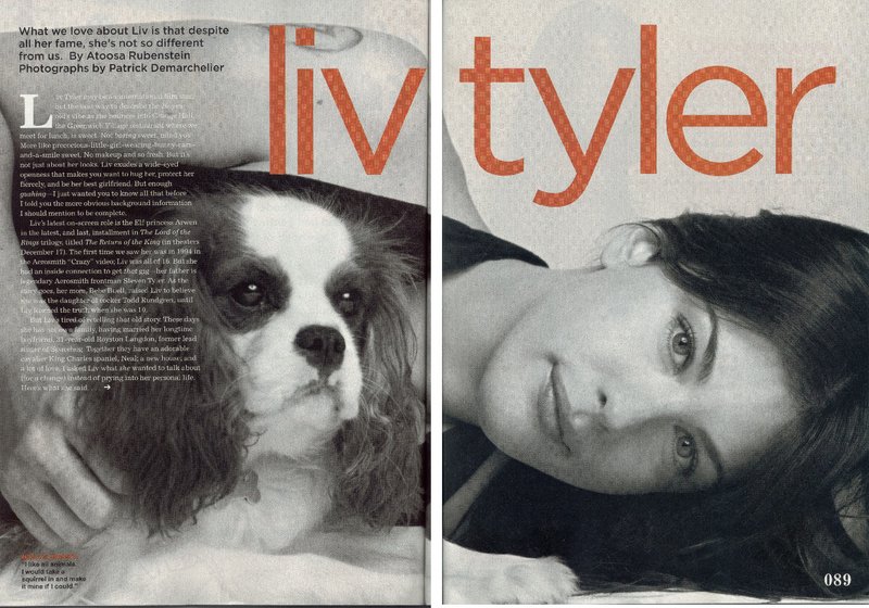 Liv Tyler in Seventeen Magazine - 800x560, 108kB
