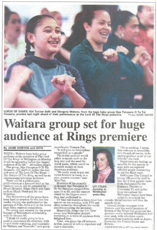 Waitara Group Set for Huge Audience at Rings Premiere - 545x800, 134kB