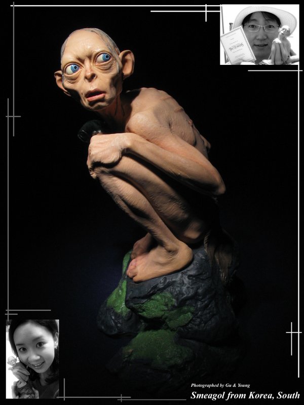 Eugene Jun's Smeagol Statue - 600x800, 55kB