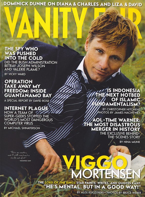 Media Watch: Viggo Mortensen in Vanity Fair - Cover - 589x800, 154kB