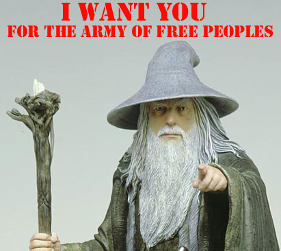 Gandalf Wants You! - 411x366, 39kB