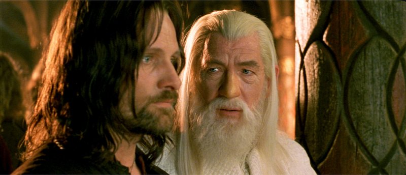 Aragorn And Gandalf - 800x344, 52kB