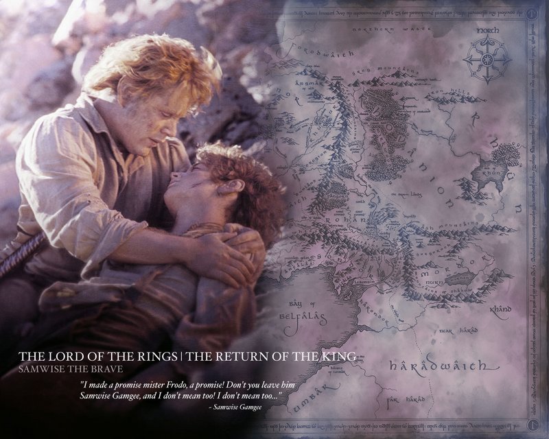 Sam And Frodo - 800x640, 112kB