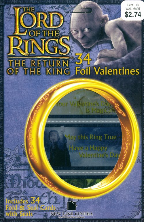 Return of the King Valentine's Day Cards - 500x769, 120kB