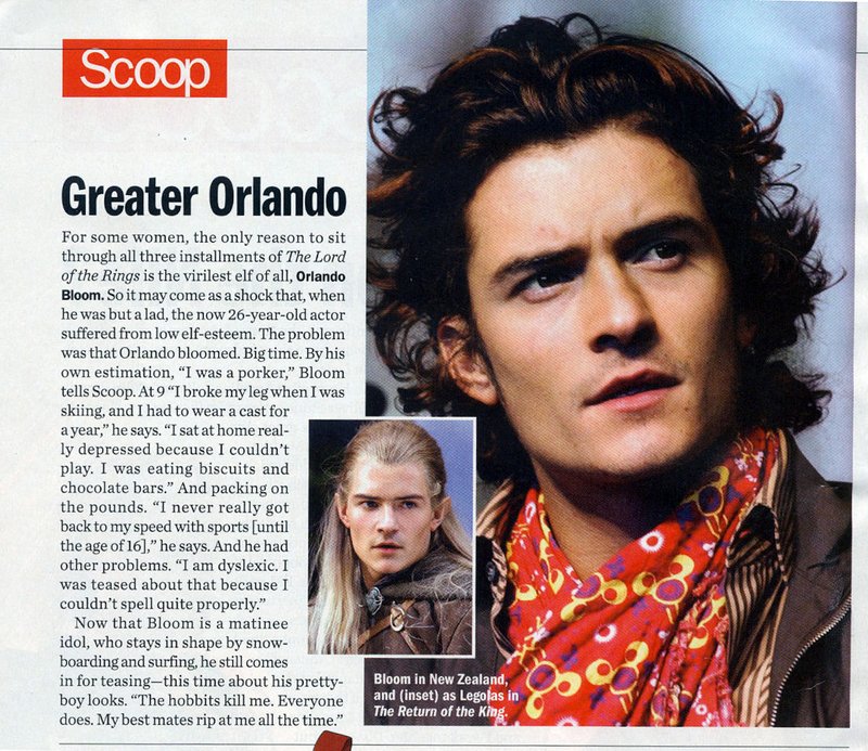 People Magazine Talks to Orlando Bloom - 800x693, 167kB