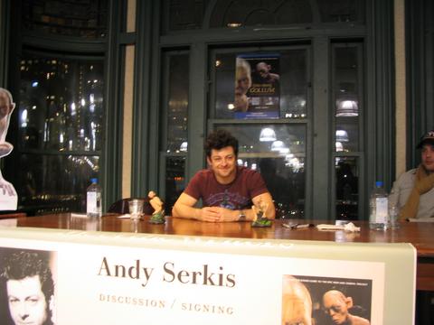 Andy Serkis Book Tour: New York City - 480x360, 25kB