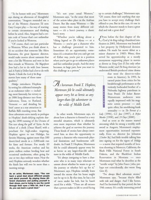 Mortensen in Cowboys & Indians Magazine - 606x800, 142kB