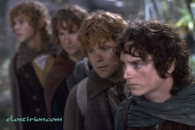 Frodo, Sam, Pippin and Merry - 780x521, 76kB