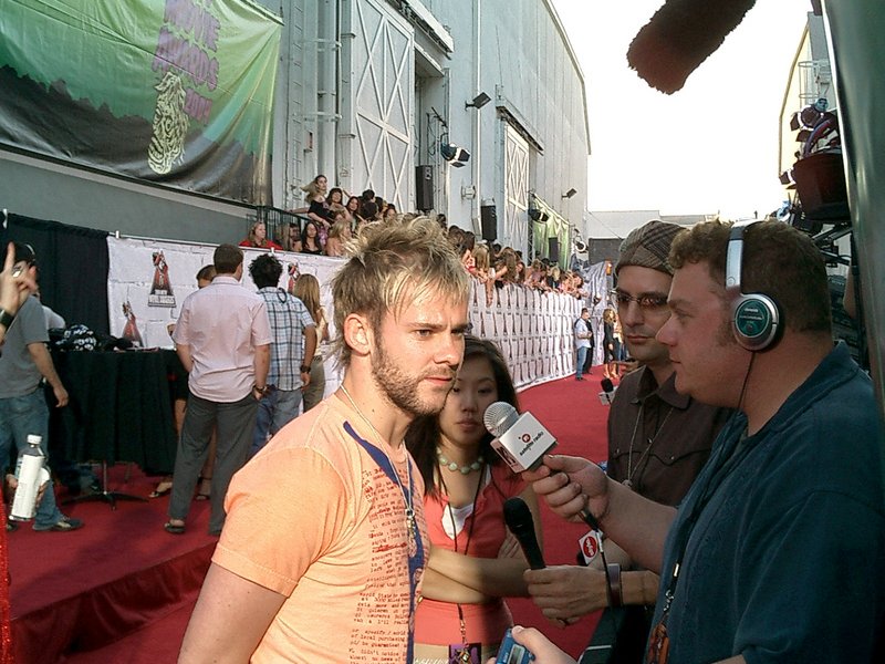 Dominic Monaghan at the MTV Awards - 800x600, 158kB