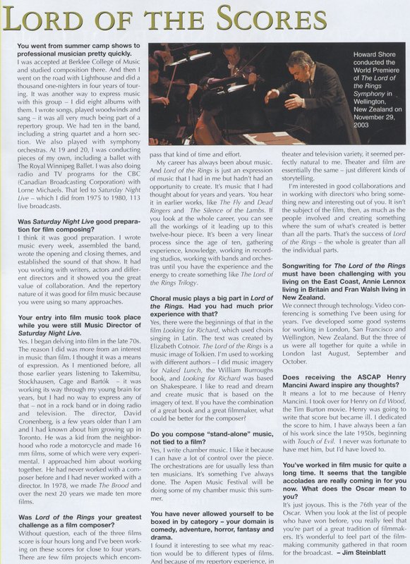Playback Magazine Talks Howard Shore - 581x800, 159kB