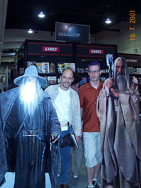 Tookish & Quickbeam at Comic-Con 2001 - 480x640, 99kB