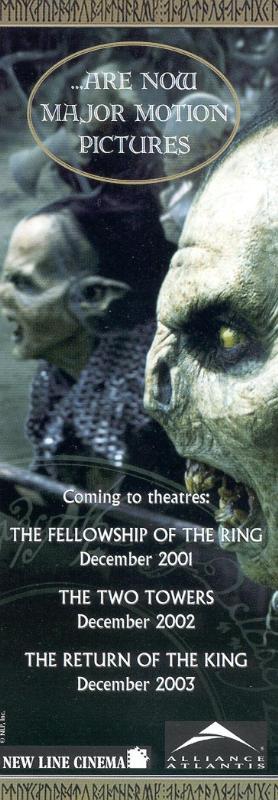 Lord of the Rings 'Goblin' Bookmark by New Line Cinema - 278x800, 49kB