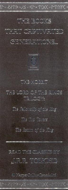 Lord of the Rings Bookmark by New Line Cinema - 286x800, 51kB