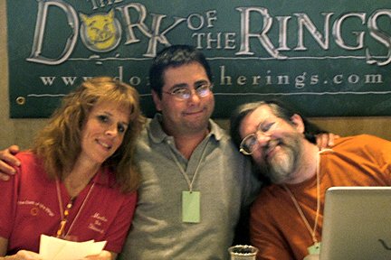 Dork of the Rings cast at Tolcon 2005 - 432x288, 33kB