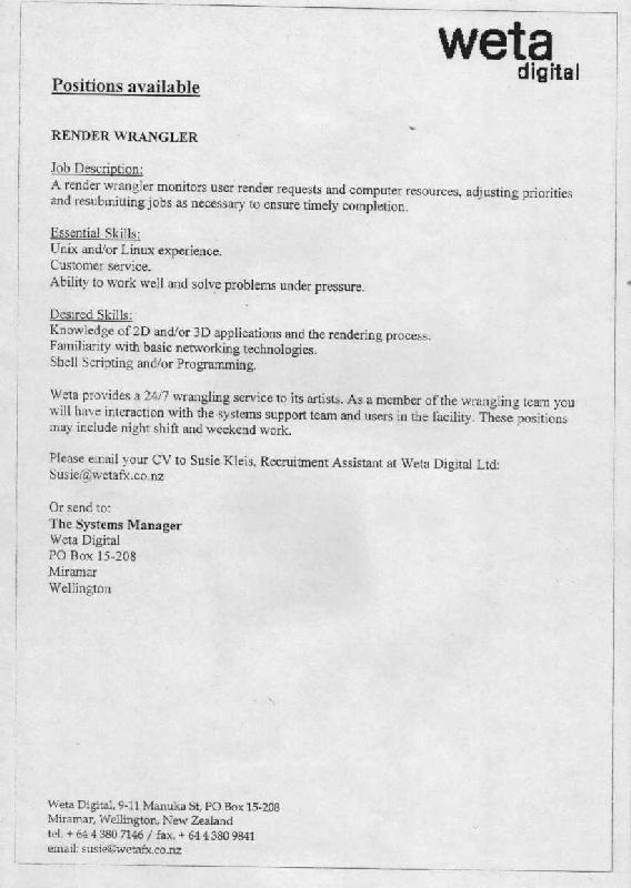 WETA Digital Job Advertisement - 568x800, 56kB