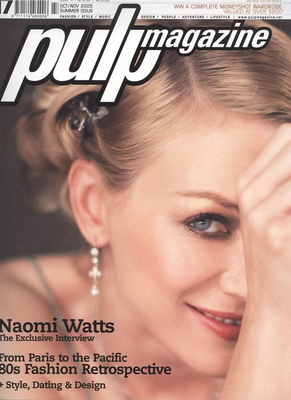 Pulp Magazine Talks Naomi Watts - 582x800, 82kB