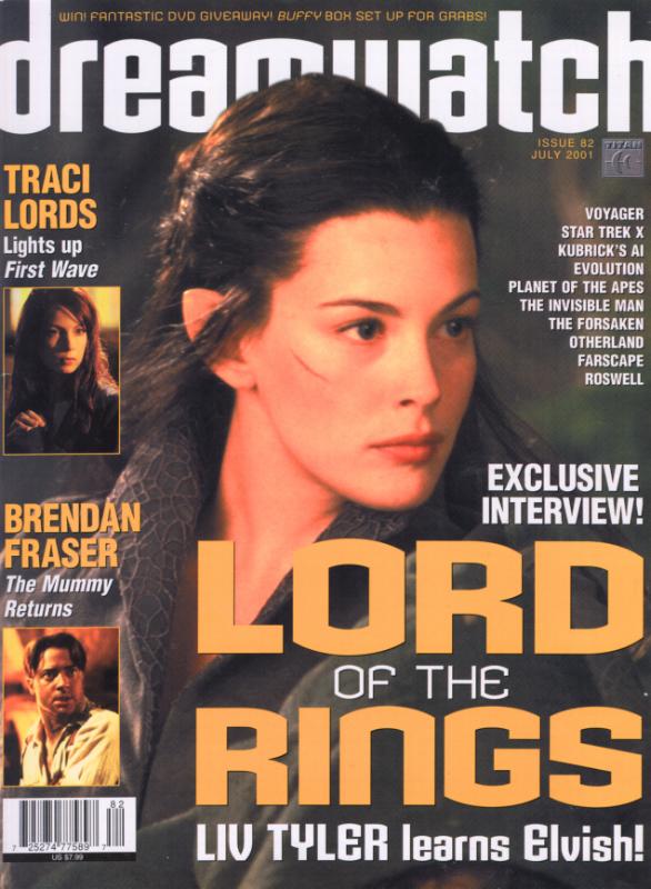 Arwen Cover of Dreamwatch Magazine - 586x800, 74kB