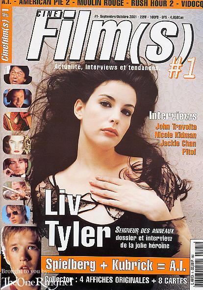Liv Tyler on the Cover of CinéFilms - 414x591, 75kB