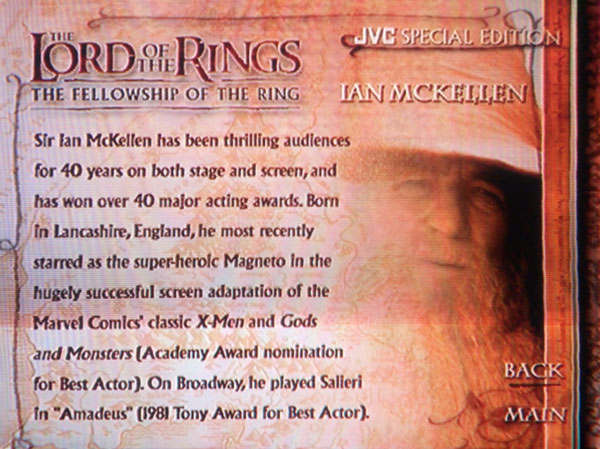 Behind the Scenes LOTR DVD - Sir Ian Mckellen Page - 600x449, 82kB