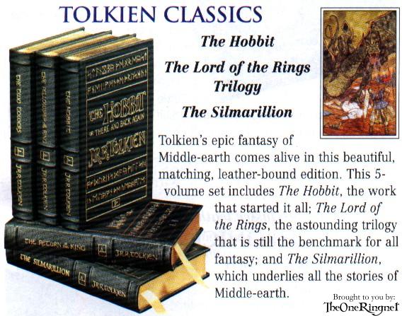 Leather-bound 5-volume set of Tolkiens writings - 568x447, 66kB