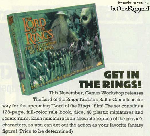 The Lord of the Rings tabletop battle game - 523x475, 51kB