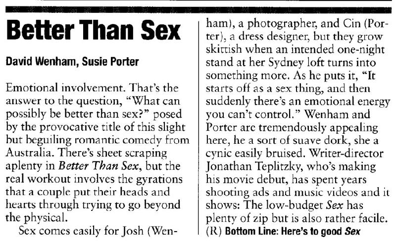 David Wenham's Better Than Sex Reviewed - 800x492, 103kB