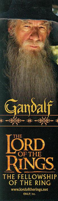 LOTR Bookmark - Gandalf - 204x699, 48kB