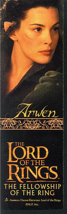 LOTR Bookmark - Arwen - 223x711, 52kB