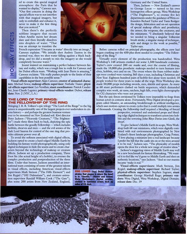 SFX Article in Hollywood Reporter 2001 - 639x800, 185kB