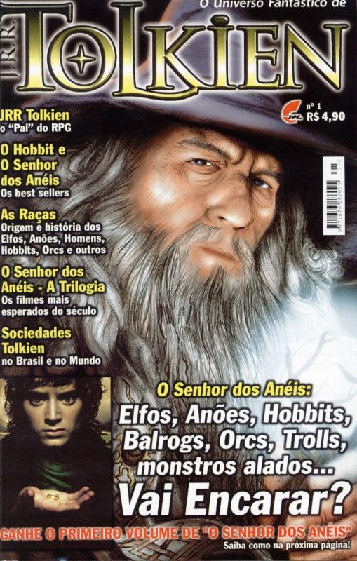 Tolkien Magazine In Brazil - Cover - 509x800, 102kB