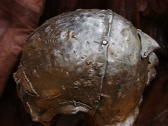 Top View of Orc Helmet. - 640x480, 86kB