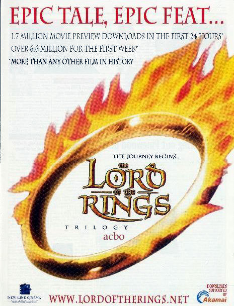 LOTR Advert From New Line - 465x609, 90kB