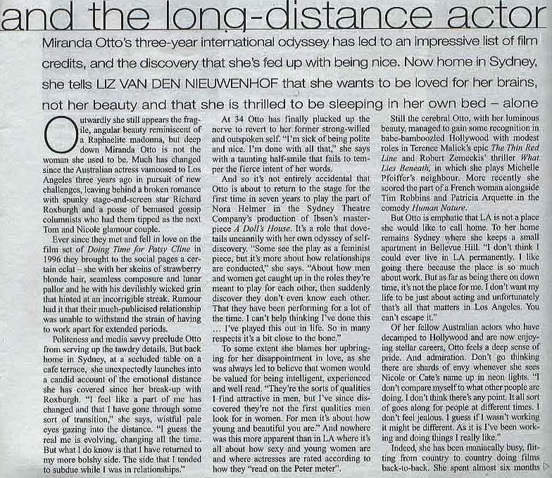 Miranda Otto: Long Distance Actor - 784x680, 227kB