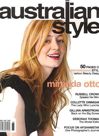 Australian Style: Miranda Otto - 327x449, 36kB