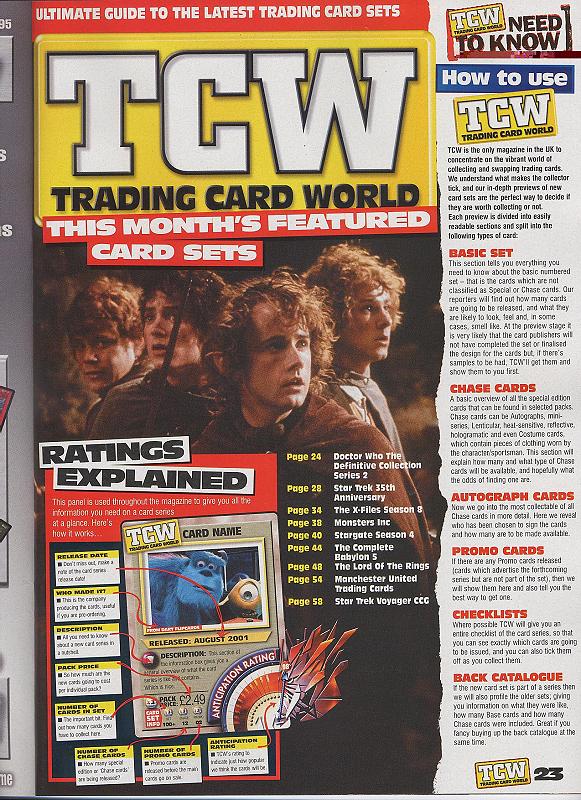 Trading Card World Magazine: Guide to Ratings - 581x800, 148kB