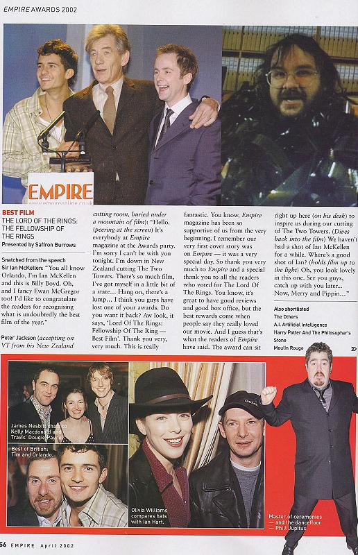 Empire Magazine reports on the 2002 Empire Awards - 516x800, 114kB