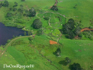 Hobbiton From Above - 320x240, 22kB