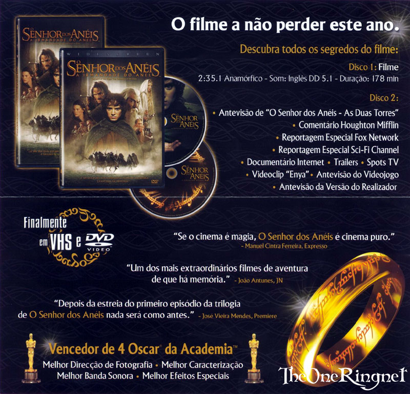 Portuguese TTT promo and FOTR DVD Handouts - 800x768, 184kB