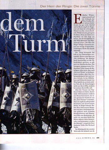 Media Watch: Germany's 'Cinema' Magazine - 349x480, 51kB