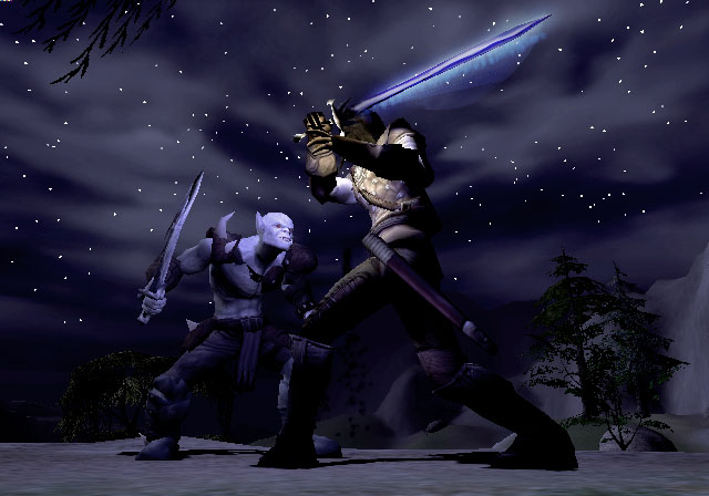 Aragorn fights an Orc - 640x448, 49kB