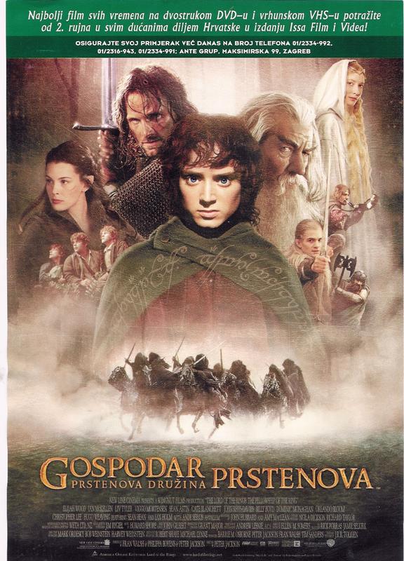 Croatian FOTR DVD Promotional Poster - 576x800, 97kB