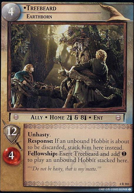 Decipher Trading Card - Treebeard Earthborn - 456x657, 94kB