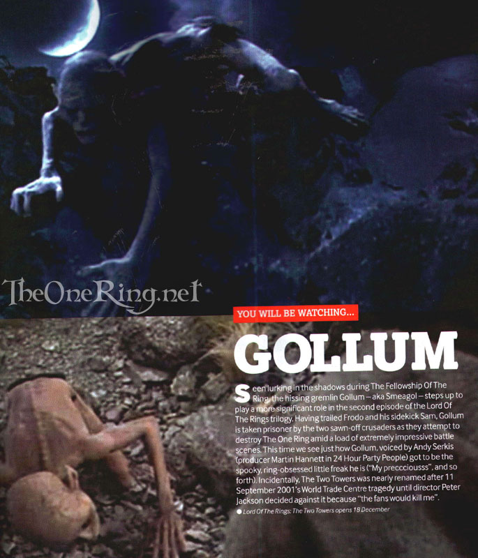 You Will Be Watching Gollum! - 685x800, 110kB