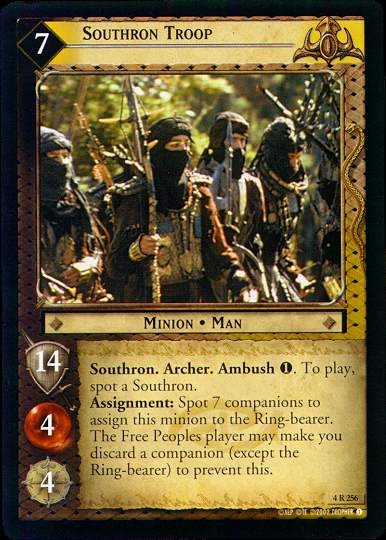 The Two Towers TCG - Southron Troop - 386x540, 46kB