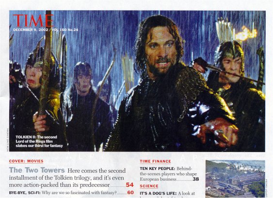 Media Watch: Time Magazine - Aragorn leads Helm's Deep - 563x409, 71kB