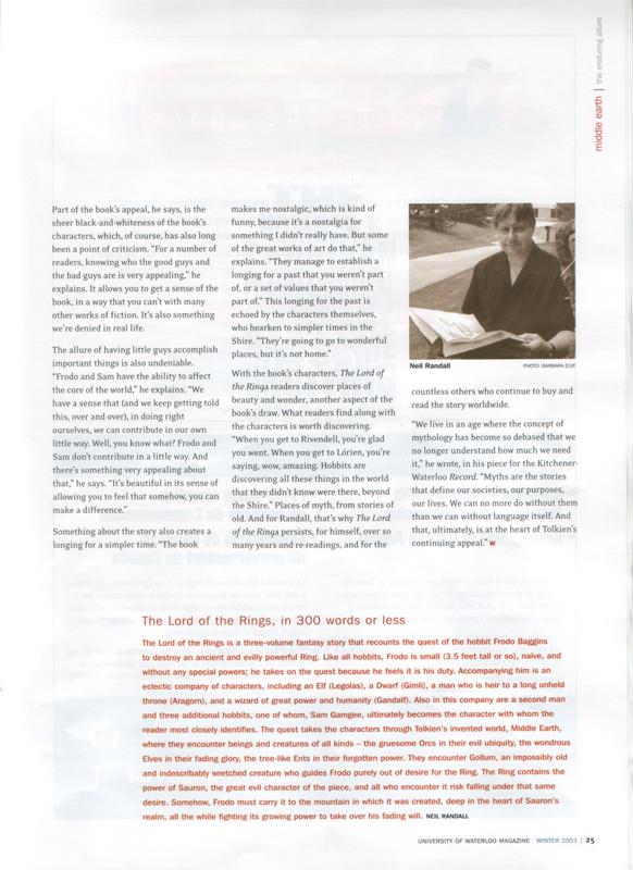 The University of Waterloo Magazine - 582x800, 72kB