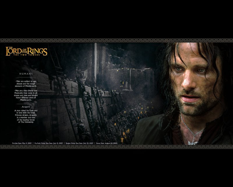 Aragorn Wallpaper From TTT DAK - 800x640, 71kB
