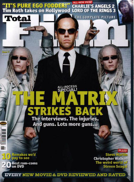 Media Watch: Total Film Magazine's June 2003 Issue - 510x691, 100kB