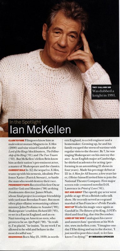 Media Watch: McKellen in Biography Magazine - 382x800, 93kB
